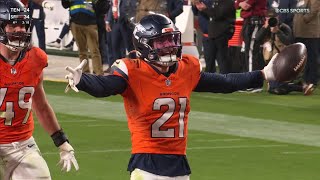 Denver INT! Moss snags Love's tipped pass