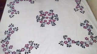 Beautiful handmade new bedsheet designs ||