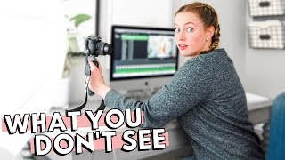 CREATING A YOUTUBE VIDEO FROM START TO FINISH: My exact process & how long it takes to make a video