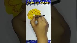 How to draw  flowers #shorts #flowerdrawing