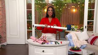 Kringle Express Set of 10 Holiday Gift Wrap Straps on QVC