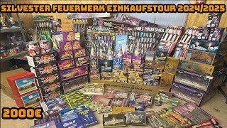 2000€ XXL SILVESTER FEUERWERK EINKAUFSTOUR 2024/2025  Lidl | Aldi | Centershop | Colibri usw...