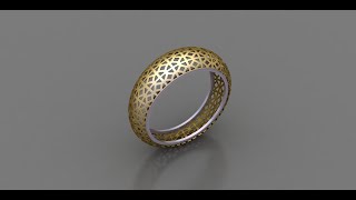 how to make smart pattern ring design in matrix 9 rhino/5