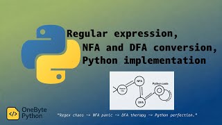Regular expression - NFA - DFA conversion