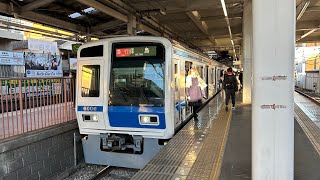 西武新宿線　西武6000系6106F 鷺ノ宮駅発車