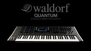 Waldorf Quantum 8-Voice Hybrid Polysynth | Gear4music demo