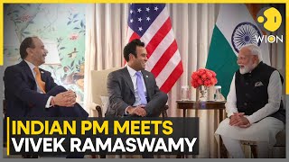 PM Modi's US Visit: PM Narendra Modi Meets Vivek Ramaswamy At Blair House In Washington | WION