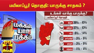 மயிலாப்பூர் தொகுதி: யாருக்கு சாதகம் ? மக்கள் யார் பக்கம்  | Thanthi TV Opinion Polls 2021