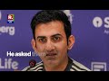 hopefully they can... gautam gambhir on rohit sharma u0026 virat kohli s retirement rumours