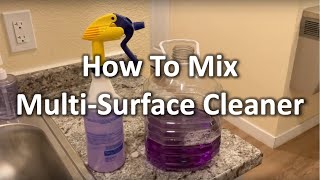 How To Mix Multi Surface Cleaner | The DIY Guide | Ep 146