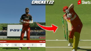 मिया भाई ft. Siraj OP I Cricket 22 🏏 #Shorts