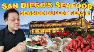 San Diego's Iconic Seafood Feast! Mountains of Lobsters, Jumbo Scallops @ Tom Ham's Lighthouse