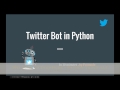Using  Tweepy to post in Twitter in Python