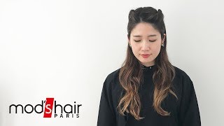 大人ハロウィンヘアアレンジープチ猫耳風ヘアー