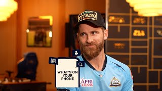 What's on your phone ft. Kane Williamson