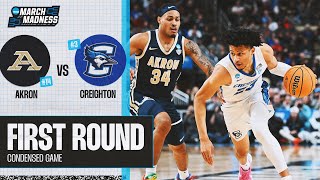 Creighton vs. Akron: First Round NCAA tournament extended highlights