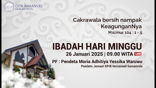 IBADAH HARI MINGGU EPIFANI 26 JANUARI 2025 | Pukul 09.00 Wita