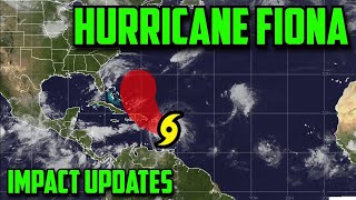 Tropical Storm Fiona To Become Hurricane Fiona While Impacting Puerto Rico & Dominican Republic