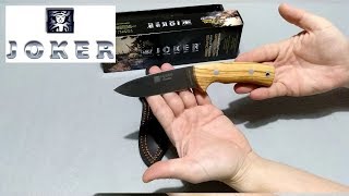 Cuchillo Bushcraft y Caza Joker Corzo - Cuchillo Artesanal - Made in Albacete (Spain)