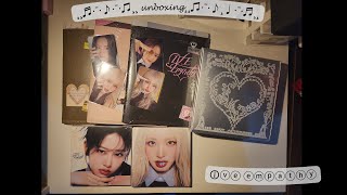 [UNBOXING] IVE - IVE EMPATHY ALBUMS WITH STARSHIP SQUARE POB (DIGIPACKS/ME/YOU/AND US/LOVED IVE)