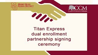 Titan Express Dual Signing Ceremony