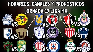 Horarios, Canales Y Posibles Resultados Jornada 17 Liga MX Donde Se Definen Los
