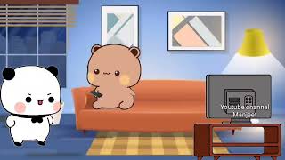 When gomu wants to watch movie | peach goma funny videos