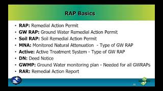 NJDEP-Training--Updates to the Soil and Ground Water Remedial Action Permit Forms, Regs \u0026 Processes