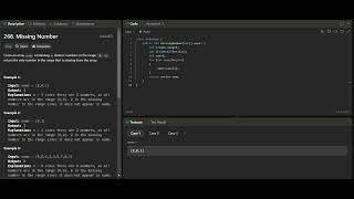 268.Missing Number Leetcode (optimized solution) in java
