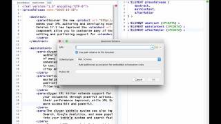 Tutorial: Building a DTD for Publishing