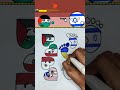 palestine 🇵🇸 vs israel 🇮🇱 allies flag trending countryballs shorts viralshorts