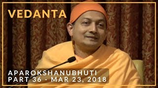 36. Aparokshanubhuti class with Swami Sarvapriyananda - March 23, 2018