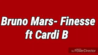 BRUNO MARS- Finesse Ft Cardi B