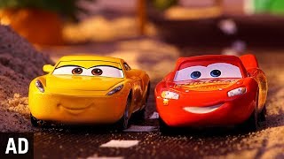 Lightning McQueen and Cruz Ramirez Showdown Race | Disney Toy Adventure | Disney