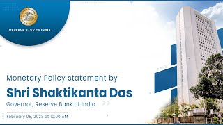 Monetary Policy Statement by Shri Shaktikanta Das, RBI Governor - February 08, 2023