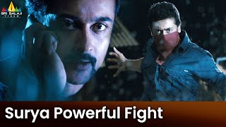 Surya Powerful Fight Scene | Singam | Latest Telugu Scenes | Anushka, Hansika @SriBalajiMovies