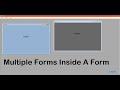 Multiple Forms Inside A Form | Multiple Document Interface (MDI) in .Net | Windows Form Application