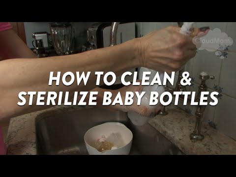 How to Clean and Sterilize Baby Bottles | CloudMom How to Clean and Sterilize Baby Bottles | CloudMom