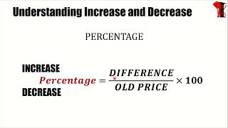 COMPARING QUANTITIES || INCREASE & DECREASE || PART 1