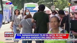 Opisyal ng PCG, nananawagang piliin sa #HatolNgBayan 2025 ang mga kandidatong hindi pro-China