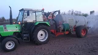 Deutz Fahr DX 3.30 water sproeien - wasser fahren