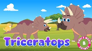 Triceratops | Dinosaur - Nursery Rhymes | Animal Songs for kids | Bindi's Music \u0026 Rhymes