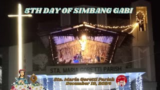 December 19, 2024 / Fifth Day of Simbang Gabi