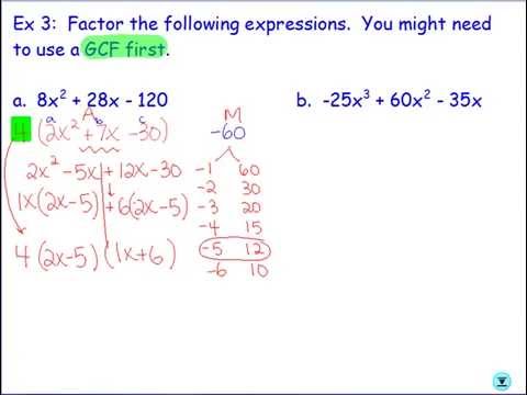 Factoring Part 2 - YouTube