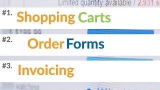 3 Ways To Accept Credit Cards Online - Customer Facing - Order Forms, Shopping Carts, Invoicing