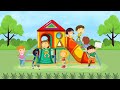 fun Play ground song for kids. learn name of equipment foumd in the playground  NurseryRhymes