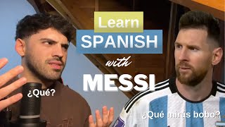 Learn SPANISH with Messi 🇦🇷 Analysis with Subtitles