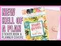 NEW KELL OF A PLAN STICKER BOOK & PLANNER COVER | FLIP THROUGH & PLAN WITH ME