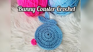 Rabbit/Bunny Coaster Crochet Tutorial For Beginners / Easter Decoration #crochet #tutorial