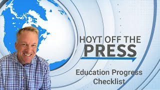 Hoyt Off The Press Education Progress Checklist